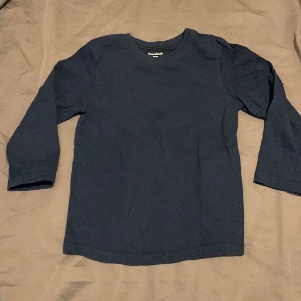 Long sleeve dark blue shirt 5T